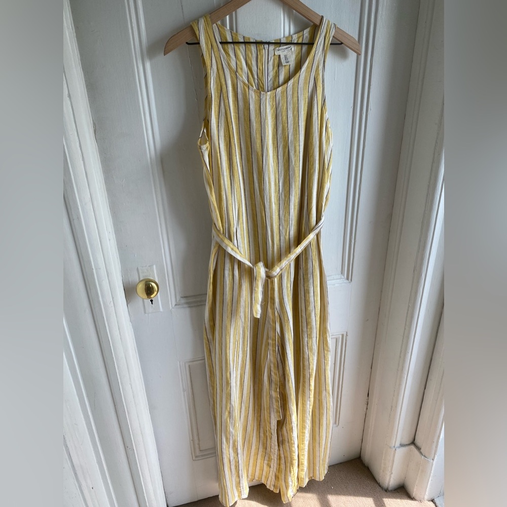 ARTISAN NY oversized linen jumpsuit Sz 4us - Picture 5 of 16